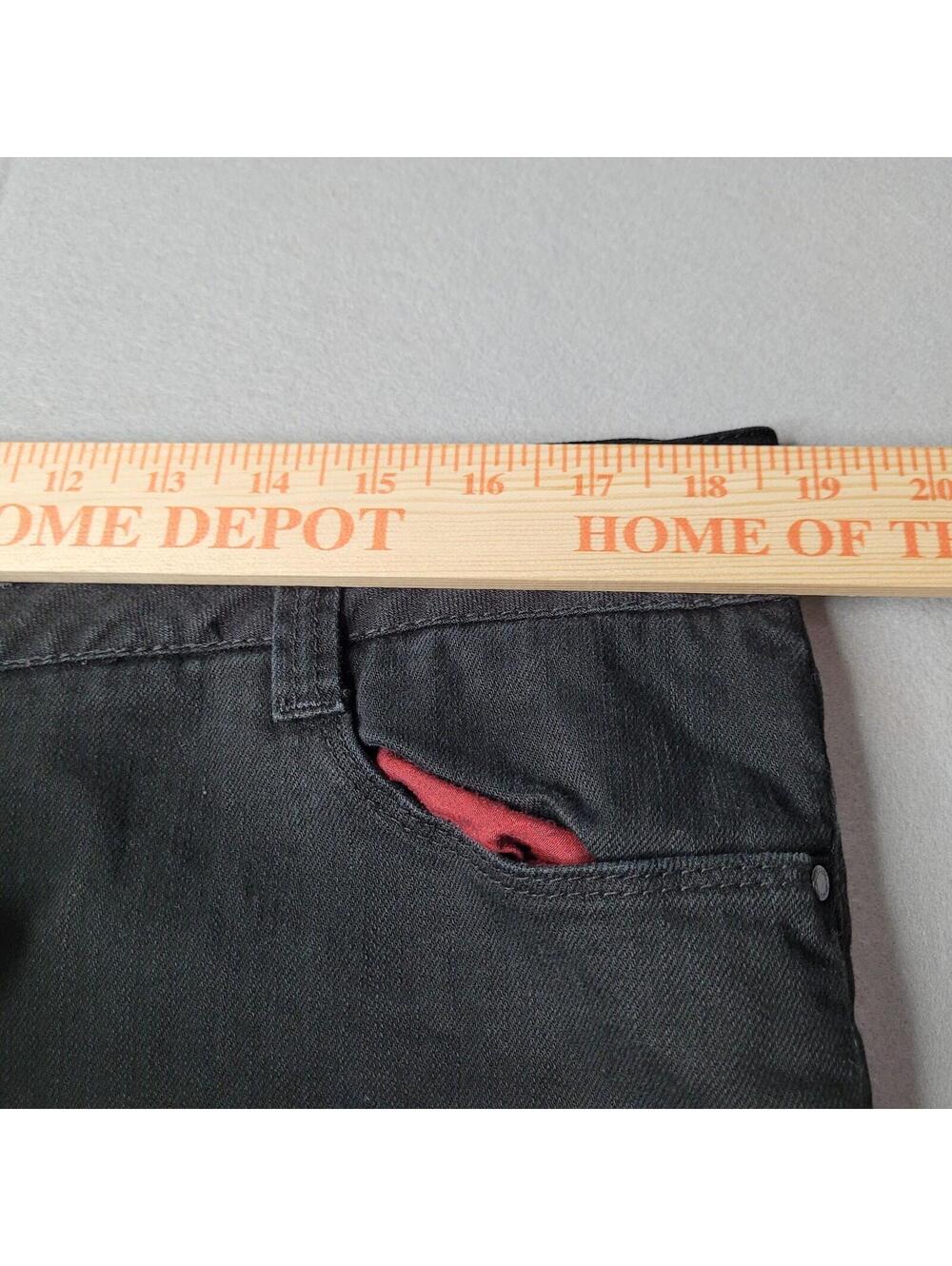Ooh La La Couture Sasson Jeans Womens Sz 16 Black Straight Leg Hustle Ladies VTG - Picture 3 of 9